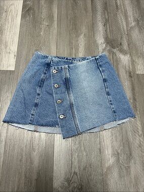 American Eagle low rise a-Line denim skirt / size 00